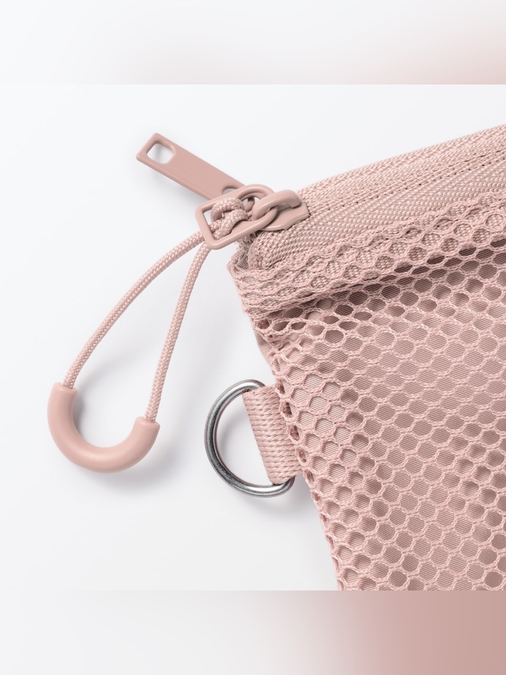 💎 MUJI Polyester Two Zipper Case_Small_Color: Pink_NWT 💎 - Picture 3 of 6
